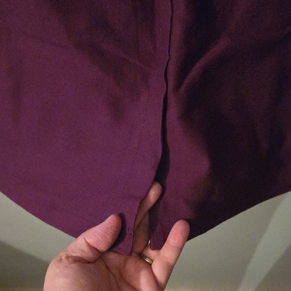 Torrid Purple Knee-Length Pencil Skirt for Work - Picture 3 of 6